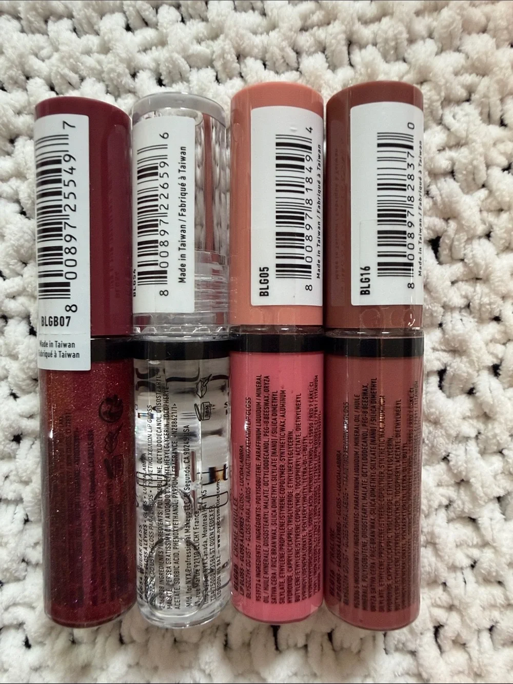 NYX Butter Gloss Set — Pink and Brown Tones